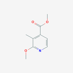 Chemical structure of Methyl 2-methoxy-3-methylisonicotinate
