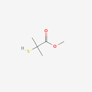 Chemical structure of Methyl 2-mercapto-2-methylpropanoate
