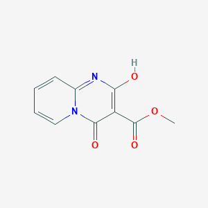 Chemical structure of Methyl 2-hydroxy-4-oxo-4H-pyrido[1,2-a]pyrimidine-3-carboxylate