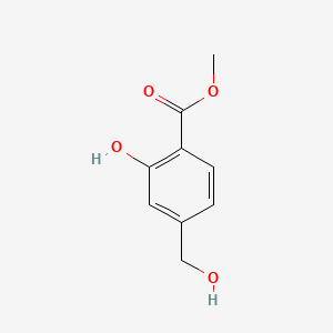 Chemical structure of Methyl 2-hydroxy-4-(hydroxymethyl)benzoate