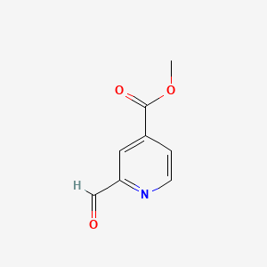 Chemical structure of Methyl 2-formylisonicotinate