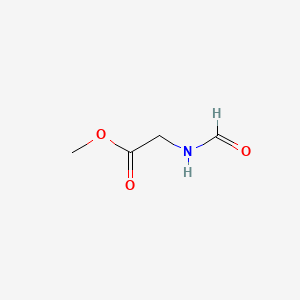 Chemical structure of Methyl 2-formamidoacetate