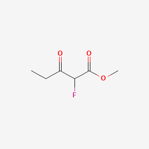 Chemical structure of Methyl 2-fluoro-3-oxopentanoate