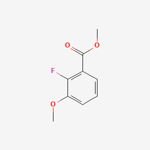 Chemical structure of Methyl 2-Fluoro-3-Methoxybenzoate