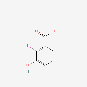 Chemical structure of Methyl 2-Fluoro-3-hydroxybenzoate
