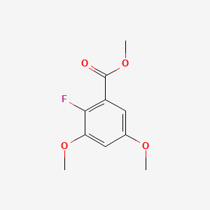 Chemical structure of Methyl 2-fluoro-3,5-dimethoxybenzoate