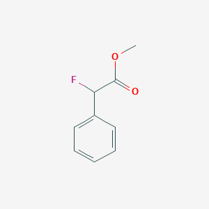 Chemical structure of Methyl 2-fluoro-2-phenylacetate