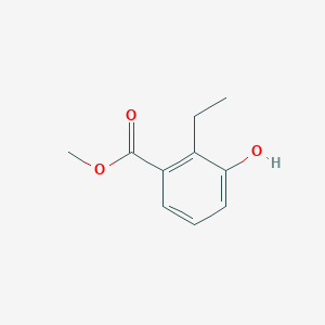 Chemical structure of Methyl 2-ethyl-3-hydroxybenzoate
