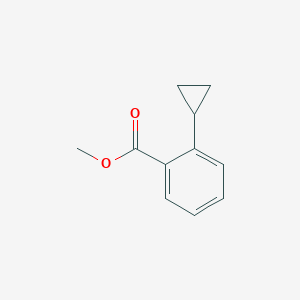 Chemical structure of Methyl 2-cyclopropylbenzoate