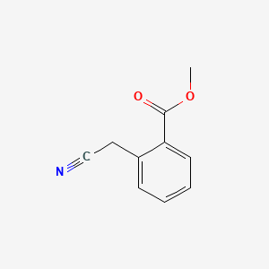 Chemical structure of Methyl 2-Cyanomethylbenzoate