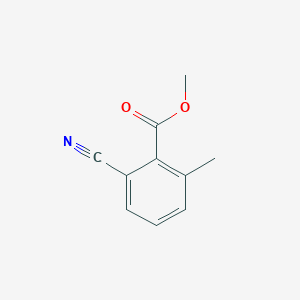 Chemical structure of Methyl 2-cyano-6-methylbenzoate