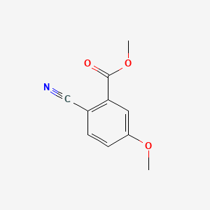 Chemical structure of METHYL 2-CYANO-5-METHOXYBENZOATE