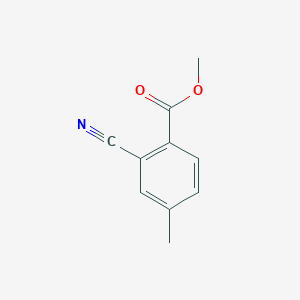 Chemical structure of Methyl 2-Cyano-4-Methylbenzoate