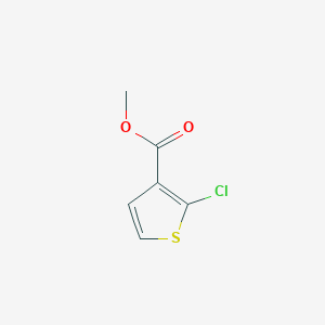 Chemical structure of Methyl 2-chlorothiophene-3-carboxylate