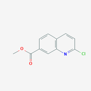 Chemical structure of Methyl 2-chloroquinoline-7-carboxylate