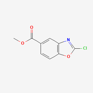 Chemical structure of Methyl 2-chlorobenzo[d]oxazole-5-carboxylate