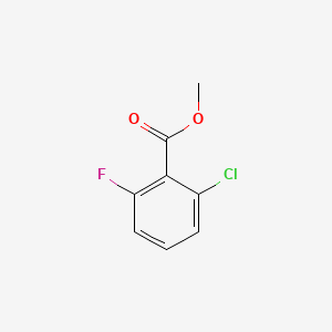 Chemical structure of Methyl 2-chloro-6-fluorobenzoate