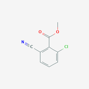 Chemical structure of Methyl 2-chloro-6-cyanobenzoate