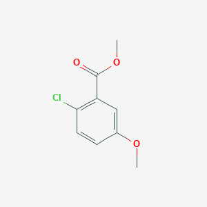 Chemical structure of Methyl 2-Chloro-5-methoxybenzoate