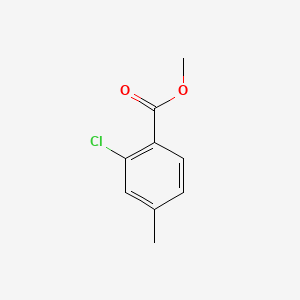 Chemical structure of Methyl 2-chloro-4-methylbenzoate