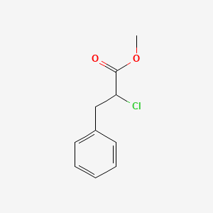 Chemical structure of Methyl 2-Chloro-3-phenylpropionate