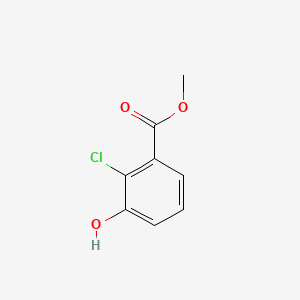 Chemical structure of Methyl 2-chloro-3-hydroxybenzoate