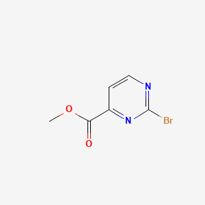 Chemical structure of Methyl 2-bromopyrimidine-4-carboxylate