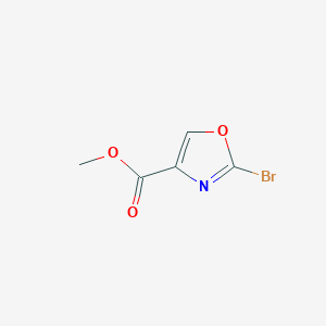 Chemical structure of Methyl 2-bromooxazole-4-carboxylate