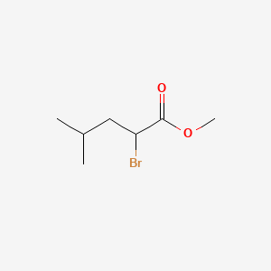 Chemical structure of Methyl 2-bromo-4-methylpentanoate