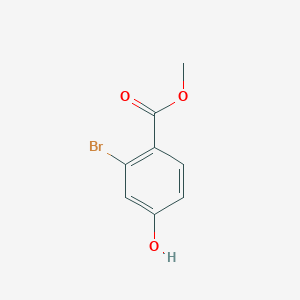 Chemical structure of Methyl 2-bromo-4-hydroxybenzoate