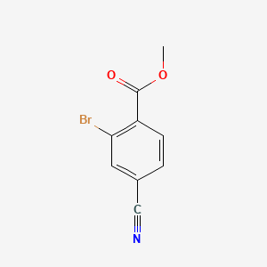Chemical structure of Methyl 2-bromo-4-cyanobenzoate