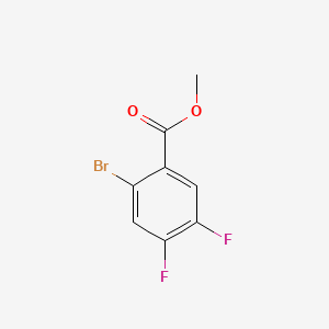 Chemical structure of Methyl 2-Bromo-4,5-Difluorobenzoate