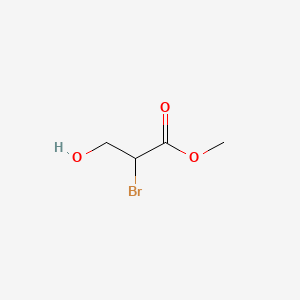Chemical structure of Methyl 2-bromo-3-hydroxypropanoate