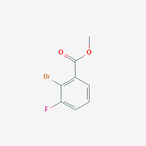 Chemical structure of Methyl 2-bromo-3-fluorobenzoate