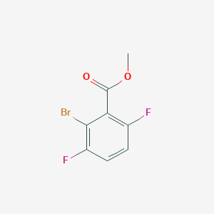 Chemical structure of Methyl 2-bromo-3,6-difluorobenzoate
