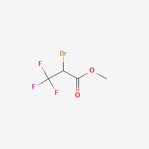 Chemical structure of Methyl 2-bromo-3,3,3-trifluoropropanoate