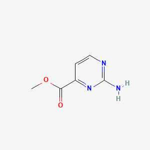 Chemical structure of Methyl 2-aminopyrimidine-4-carboxylate