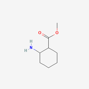 Chemical structure of Methyl 2-aminocyclohexanecarboxylate