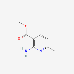 Chemical structure of Methyl 2-amino-6-methylnicotinate