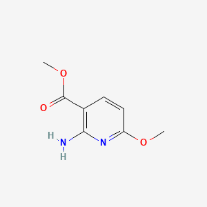 Chemical structure of Methyl 2-amino-6-methoxynicotinate