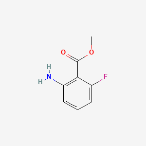 Chemical structure of Methyl 2-amino-6-fluorobenzoate