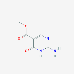 Chemical structure of Methyl 2-amino-4-hydroxypyrimidine-5-carboxylate