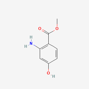 Chemical structure of Methyl 2-amino-4-hydroxybenzoate