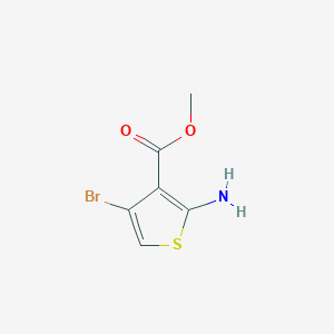 Chemical structure of Methyl 2-amino-4-bromothiophene-3-carboxylate