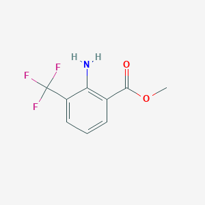 Chemical structure of Methyl 2-Amino-3-Trifluoromethylbenzoate