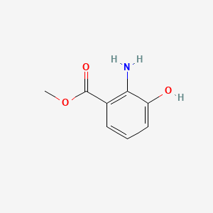 Chemical structure of Methyl 2-Amino-3-hydroxybenzoate
