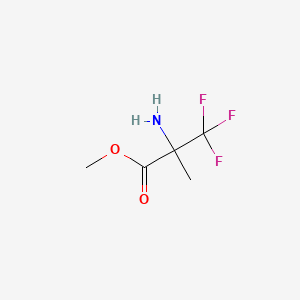 Chemical structure of Methyl 2-aMino-3,3,3-trifluoro-2-Methylpropionate