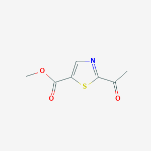 Chemical structure of Methyl 2-acetylthiazole-5-carboxylate