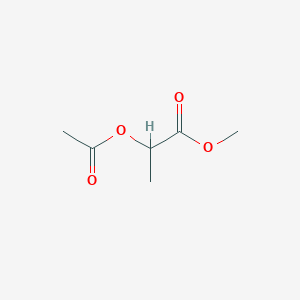 Chemical structure of Methyl 2-acetoxypropanoate