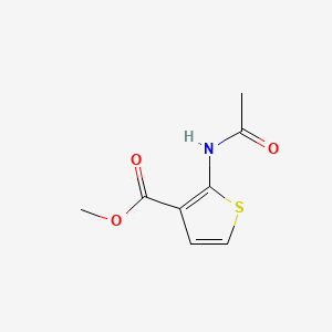 Chemical structure of Methyl 2-acetamidothiophene-3-carboxylate